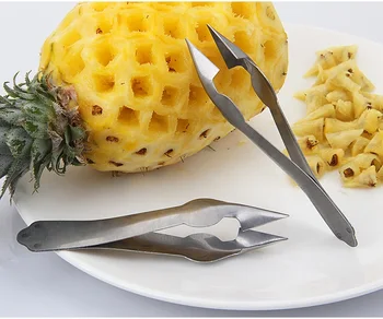 

Practical Stainless Steel Pineapple Eye Peeler Pineapple Seed Remover Clip Home Kitchen Tools High Quality W7345