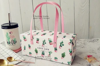 24.5x9.5x10.5(hight)cm white Cactus handle paper box Portable Handle Macaron Bakery Cake Boxes food packaging size .50piece/lot
24.5x9.5x10.5(hight)cm white Cactus handle paper box Portable Handle Macaron Bakery Cake Boxes food packaging size .50piece/lot