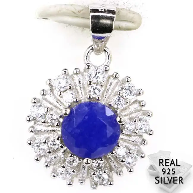 Guaranteed Real 925 Solid Sterling Silver 2.0g Real Blue Sapphire CZ Woman's Pendant 21x15mm
Guaranteed Real 925 Solid Sterling Silver 2.0g Real Blue Sapphire CZ Woman's Pendant 21x15mm