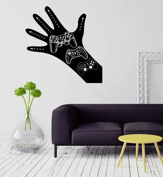 Wall Decal Gamer Video Game Hand Joystick Boys Room Vinyl Stickers
Wall Decal Gamer Video Game Hand Joystick Boys Room Vinyl Stickers