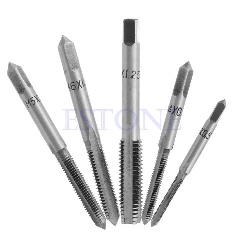 OOTDTY 5PCS M3 M4 M5 M6 M8 HSS Machine Hand Screw Thread Metric Plug Tap Drill Set New
OOTDTY 5PCS M3 M4 M5 M6 M8 HSS Machine Hand Screw Thread Metric Plug Tap Drill Set New