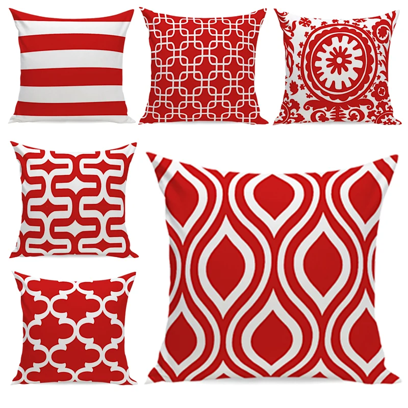 Nordic style cushion red white decorative linen cotton geometric cushion cover home decoration pillowcase sofa hug pillowcase
Nordic style cushion red white decorative linen cotton geometric cushion cover home decoration pillowcase sofa hug pillowcase