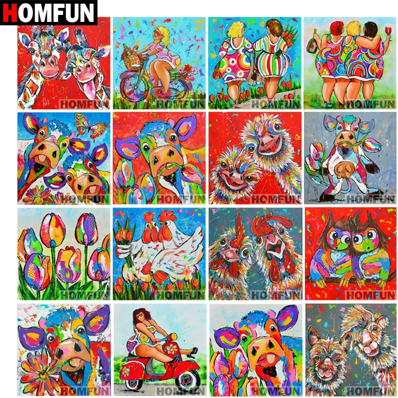 HOMFUN Full Square/Round Drill 5D DIY Diamond Painting "Cartoon color" 3D Embroidery Cross Stitch 5D Home Decor Gift A07008
HOMFUN Full Square/Round Drill 5D DIY Diamond Painting "Cartoon color" 3D Embroidery Cross Stitch 5D Home Decor Gift A07008