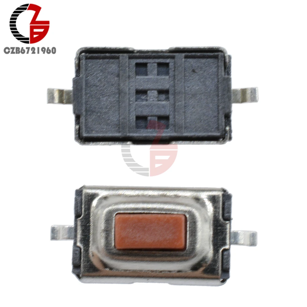 50pcs 6x6x2.5mm Tactile Push Button Switch Tact Switch Micro Switch 4 Pin SMD