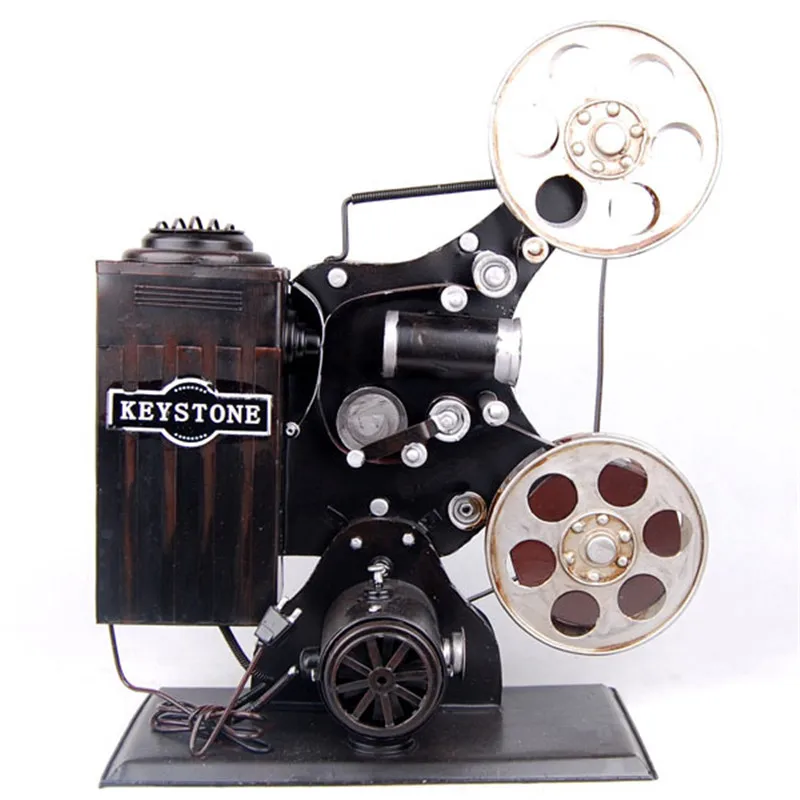 Metal Handmade Craft Crafts Retro Vintage Classic Movie Projector Bioscope Model Prop for Gift Decoration Ornament L3273 
Metal Handmade Craft Crafts Retro Vintage Classic Movie Projector Bioscope Model Prop for Gift Decoration Ornament L3273