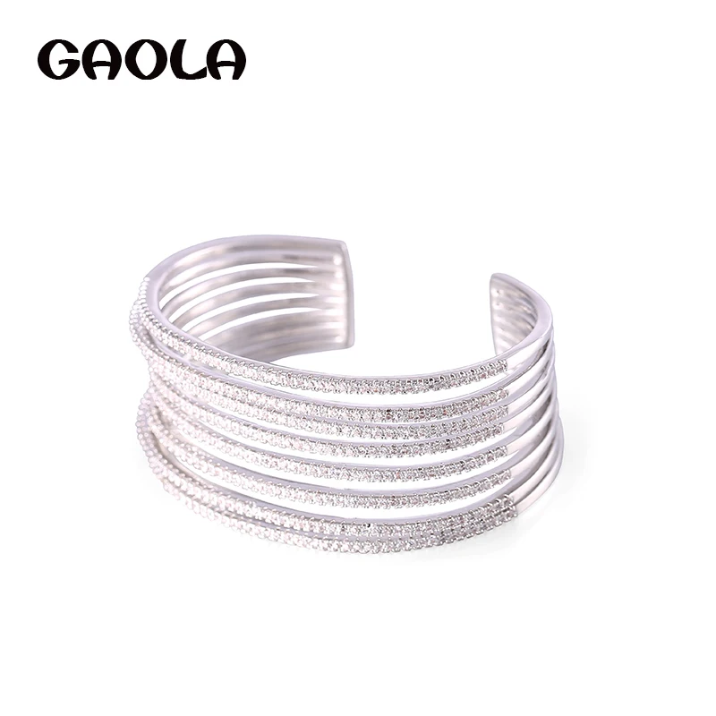 GAOLA Women Hot Trendy Style Gold Color Big AAA Square CZ Crystal Open Bracelets & Bangles for Party Gift GLS0643
GAOLA Women Hot Trendy Style Gold Color Big AAA Square CZ Crystal Open Bracelets & Bangles for Party Gift GLS0643