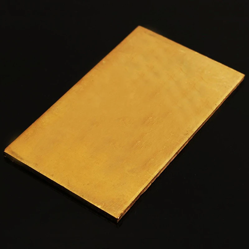 1pc Brass Metal Thin Sheet Plate Welding Metalworking Craft DIY Tool for Manufacture of Deep Drawing Bending Force Components
