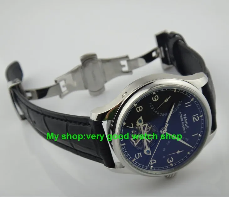 43MM PARNIS Automatic Self-Wind movement mechanical automatic black dial men's watch butterfly buckle Mechanical watches 76
43MM PARNIS Automatic Self-Wind movement mechanical automatic black dial men's watch butterfly buckle Mechanical watches 76