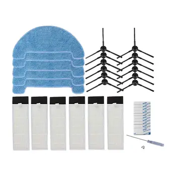 12 Side Brushes + 6 Hepa Filters + 5 Mopping Cleaning Cloth Parts for Ecovacs Vacuum Cleaner CEN550/CEN663/CEN661/CEN665/BFD-wwt
12 Side Brushes + 6 Hepa Filters + 5 Mopping Cleaning Cloth Parts for Ecovacs Vacuum Cleaner CEN550/CEN663/CEN661/CEN665/BFD-wwt