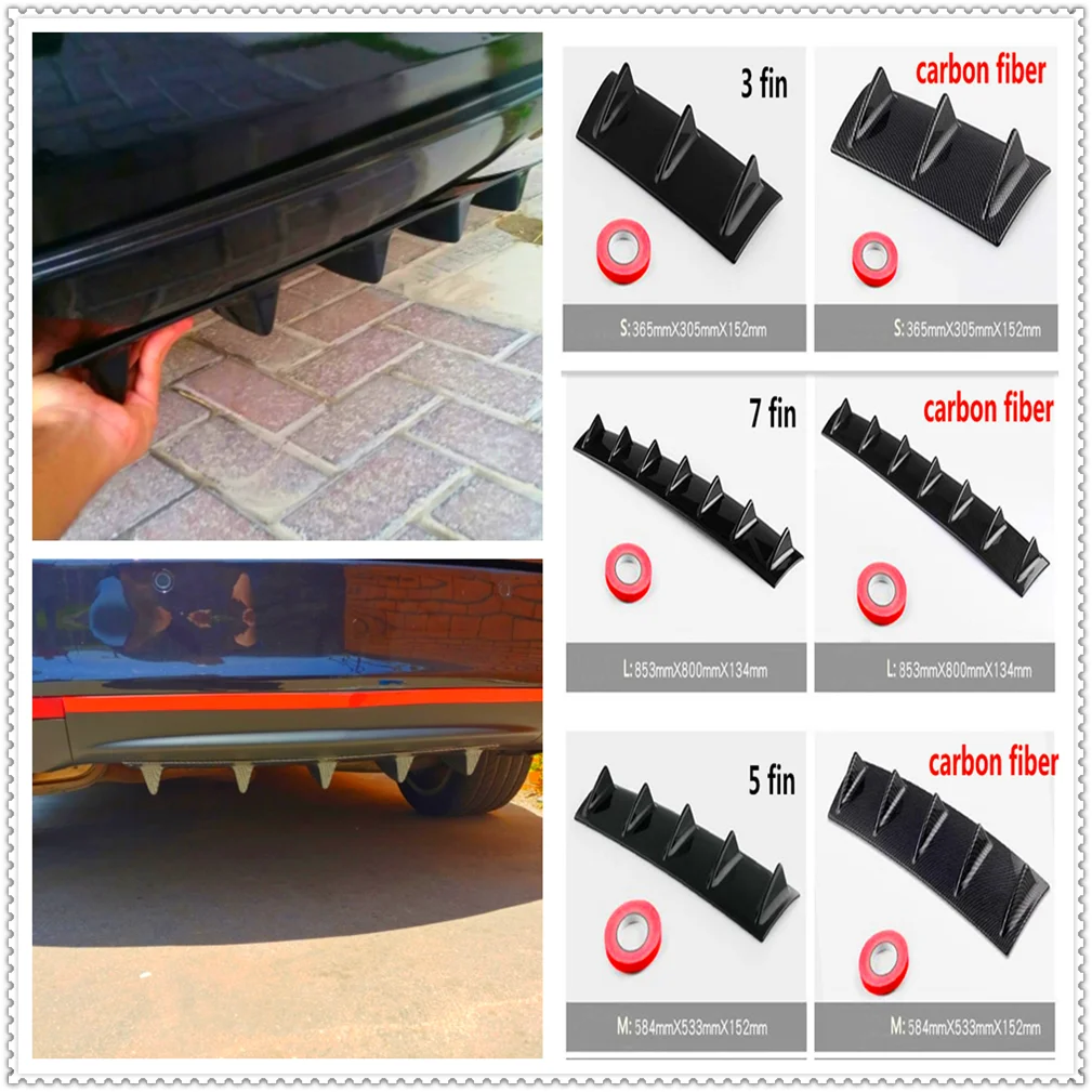 car Rear Bumper Lip Fin ABS air shark for Fiat Fiorino 595 500 500S Toro Fullback Aegea 500X Argo 500L 124 695 FCC4 500e
car Rear Bumper Lip Fin ABS air shark for Fiat Fiorino 595 500 500S Toro Fullback Aegea 500X Argo 500L 124 695 FCC4 500e