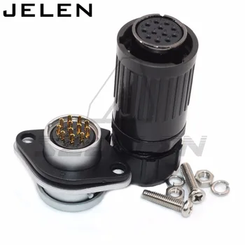 HE20, 12pin Waterproof connector plug and socket, Outdoor ship power connector, LED cable connector 12 pin male and female
HE20, 12pin Waterproof connector plug and socket, Outdoor ship power connector, LED cable connector 12 pin male and female