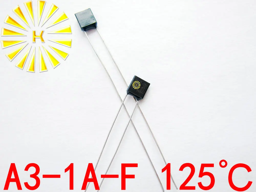 100% Original A3-1A-F 125 degree Thermal Cutoff RH125 Thermal-Links 1A 250V Black Square Temperature Fuse x 100PCS FREE SHIPPING
100% Original A3-1A-F 125 degree Thermal Cutoff RH125 Thermal-Links 1A 250V Black Square Temperature Fuse x 100PCS FREE SHIPPING