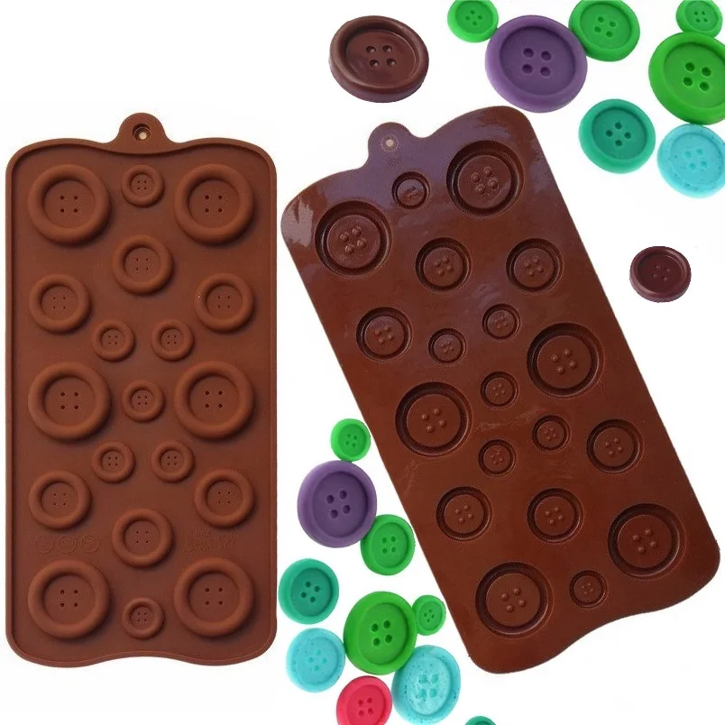 Cute Button Shape Chocolate Silicone Mold Cake stencil Cookie Cutters Cake Decorating kitchen accessories baking tools for cakes
Cute Button Shape Chocolate Silicone Mold Cake stencil Cookie Cutters Cake Decorating kitchen accessories baking tools for cakes