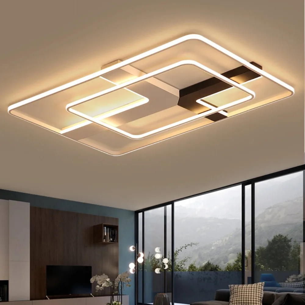 Modern chandelier Lighting for Living room avize lustre de plafond moderne White Black Square Round Lustre Bedroom Chandelier
Modern chandelier Lighting for Living room avize lustre de plafond moderne White Black Square Round Lustre Bedroom Chandelier