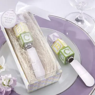(10PCS/LOT) Newest baby shower favors of Baby Blocks Spreader favors for baby souvenirs and baby birthday Party decorations
(10PCS/LOT) Newest baby shower favors of Baby Blocks Spreader favors for baby souvenirs and baby birthday Party decorations