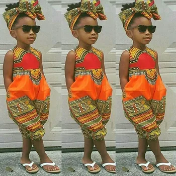 New Summer Toddler Kids Baby Girl Outfits Clothes African Print Sleeveless Romper Jumpsuit
New Summer Toddler Kids Baby Girl Outfits Clothes African Print Sleeveless Romper Jumpsuit