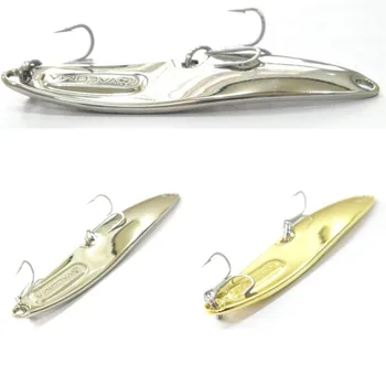 wLure 10g 15g Silver Gold Plating 2 VMC Treble Hooks on one Size Curved Spoon Good for Saltwater and Fresh Water Fishing SP256
wLure 10g 15g Silver Gold Plating 2 VMC Treble Hooks on one Size Curved Spoon Good for Saltwater and Fresh Water Fishing SP256