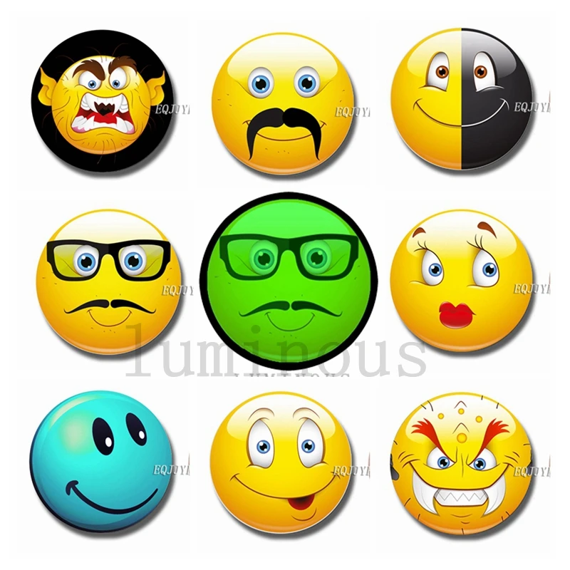 Luminous Emoji Fridge Magnet Set 25 MM Glass Magnetic Refrigerator Magnets Funny Cartoon Ornaments Home Decor
Luminous Emoji Fridge Magnet Set 25 MM Glass Magnetic Refrigerator Magnets Funny Cartoon Ornaments Home Decor