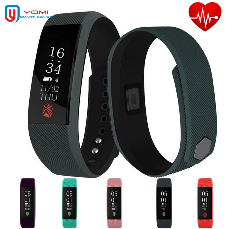 

Sports Bracelet IP67 Waterproof Bluetooth Heart Rate Monitor Message Reminder Fitness Tracker Smart Watch PK Fit bit Mi band