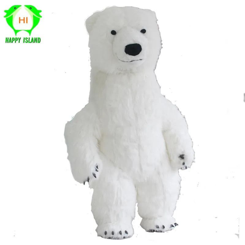 Mascot Costume white Polar Bear inflatable costume for Advertising 2M/2.6M/3M Tall long Hair Suitable For 1.6m To 1.95m Adult
Mascot Costume white Polar Bear inflatable costume for Advertising 2M/2.6M/3M Tall long Hair Suitable For 1.6m To 1.95m Adult