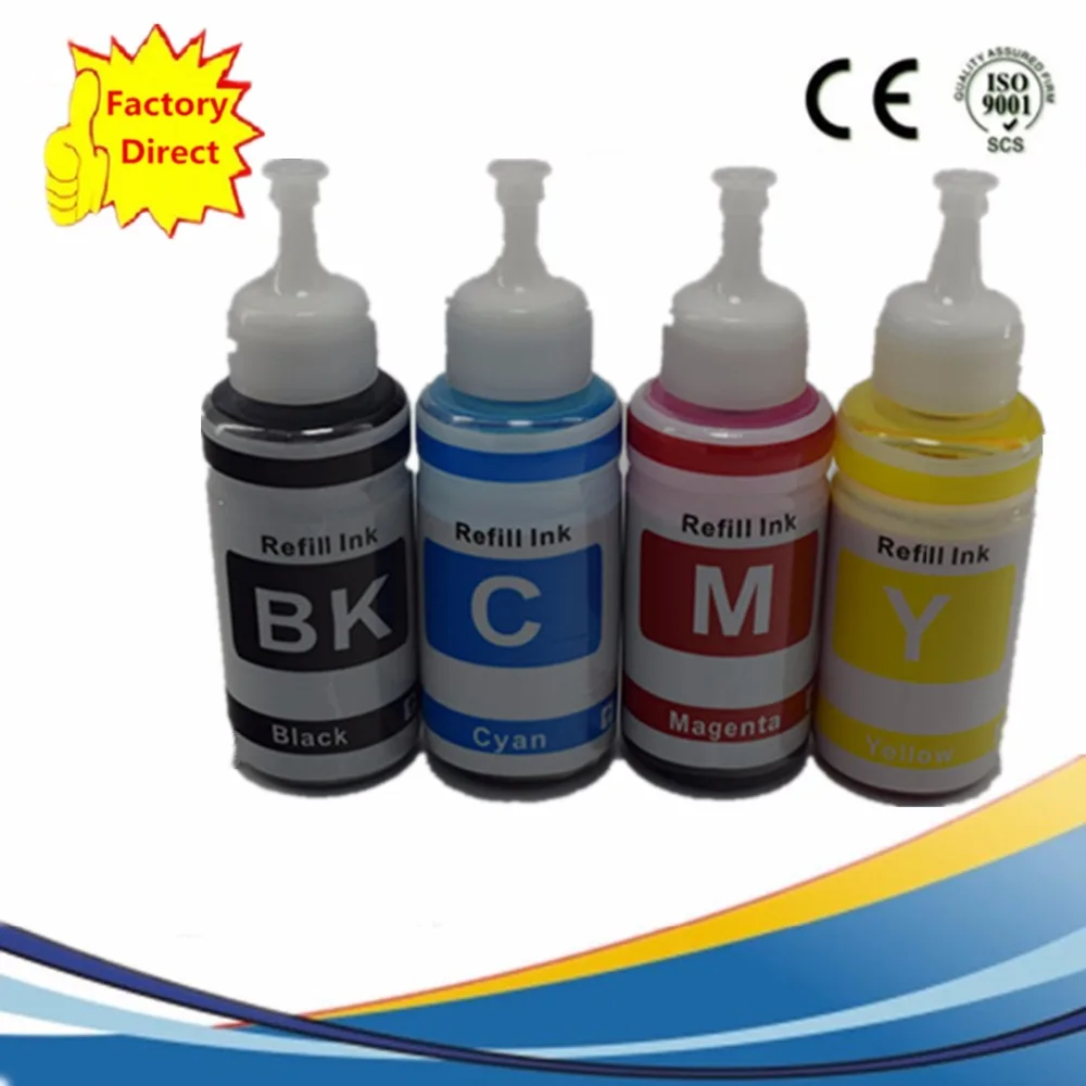 70ml X 4 Refill Dye Ink Kit For Epson L-series Printer T6641 Cartridge Refill Bulk Ink For Epson L355 Tank System Inkjet Printer
70ml X 4 Refill Dye Ink Kit For Epson L-series Printer T6641 Cartridge Refill Bulk Ink For Epson L355 Tank System Inkjet Printer
