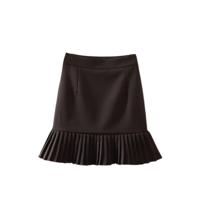 High Waist Slim College Preppy Style Pleated A-line Skirt with Safety Shorts 2019 New All-match Suit Material Mini Skirts Women
High Waist Slim College Preppy Style Pleated A-line Skirt with Safety Shorts 2019 New All-match Suit Material Mini Skirts Women