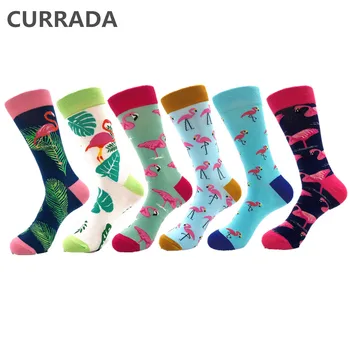 6pairs/lot Brand Quality Mens Happy Socks Combed Cotton Flamingo Colorful Funny Sock Autumn Winter Casual men compression socks
6pairs/lot Brand Quality Mens Happy Socks Combed Cotton Flamingo Colorful Funny Sock Autumn Winter Casual men compression socks
