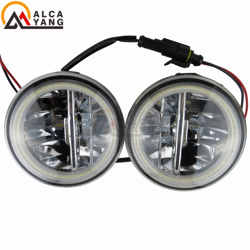 Angel Eyes Fog Lamp Assembly Super Bright Fog Light For Nissan Tiida Juke Patrol 3 Y62 2006-2015 Led Fog Lights DRL Lamps 2Pcs
Angel Eyes Fog Lamp Assembly Super Bright Fog Light For Nissan Tiida Juke Patrol 3 Y62 2006-2015 Led Fog Lights DRL Lamps 2Pcs