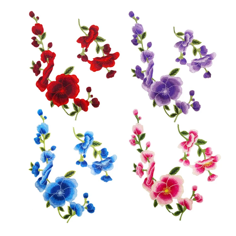 Floral Cloth Sticker Red Blue Purple Polyester Environmental Protection Handmade Embroidery Decorative Clothing Banner
Floral Cloth Sticker Red Blue Purple Polyester Environmental Protection Handmade Embroidery Decorative Clothing Banner