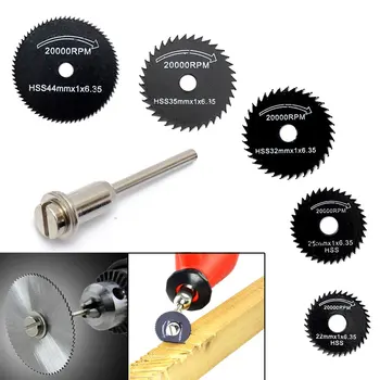 6pcs/set Circular Saw Blade Rotary Tool Metal Cutter Power Tool Kit Wood Cutting Discs Drill Mandrel Tool Accessories
6pcs/set Circular Saw Blade Rotary Tool Metal Cutter Power Tool Kit Wood Cutting Discs Drill Mandrel Tool Accessories