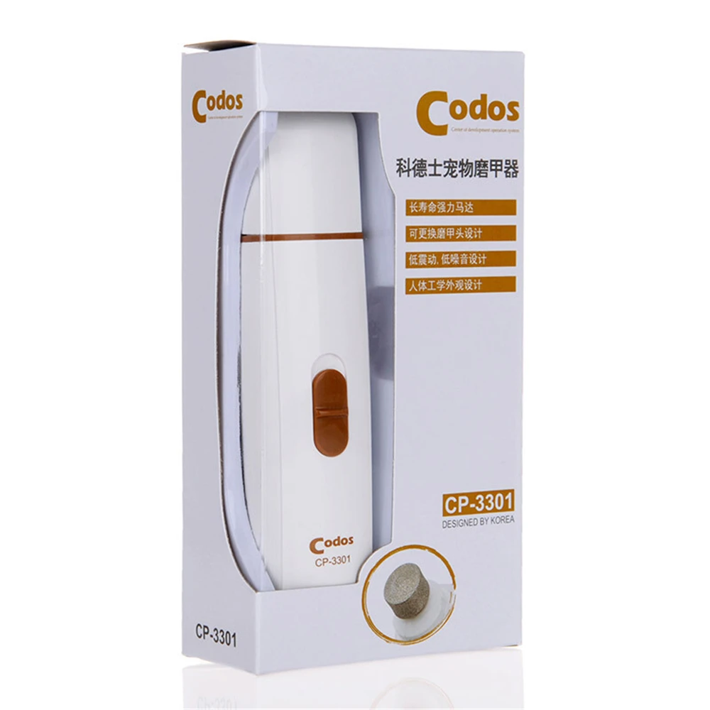 Professional Codos CP3301 Electric Dog Claw Nail Grooming Tool Pet Nail Paws Grinder Clipper Auto Pedicure Machine For Dogs&Cats
Professional Codos CP3301 Electric Dog Claw Nail Grooming Tool Pet Nail Paws Grinder Clipper Auto Pedicure Machine For Dogs&Cats