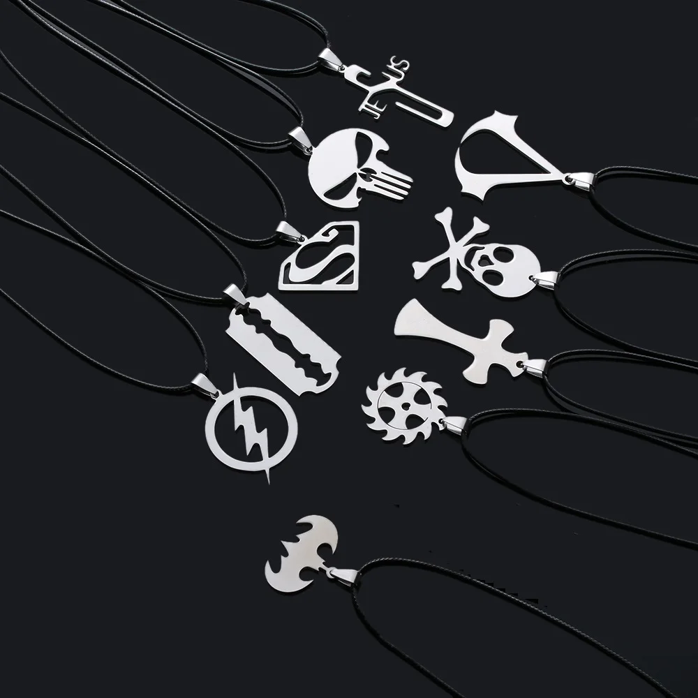 1pc Silver Tone Pendant Necklace Men The Cross Jesus Super S Stainless Steel Statement Charm Jewelry Punk Cool Film Fans Gifts
1pc Silver Tone Pendant Necklace Men The Cross Jesus Super S Stainless Steel Statement Charm Jewelry Punk Cool Film Fans Gifts