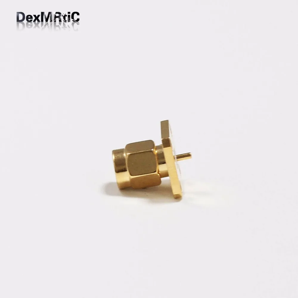 1PC SMA male plug RF Coax connector convertor straight 4-hole flange goldplated NEW wholesale
1PC SMA male plug RF Coax connector convertor straight 4-hole flange goldplated NEW wholesale