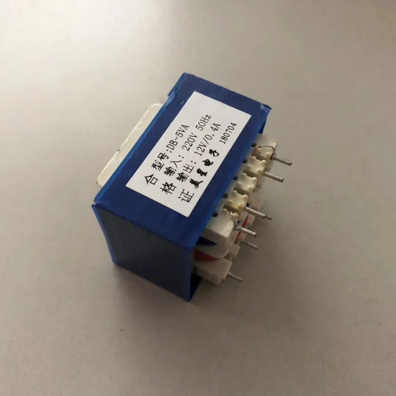 12V 0.4A Transformer 5VA EI41 Transformer 220V input Power Transformer for Range hood water heater microwave
12V 0.4A Transformer 5VA EI41 Transformer 220V input Power Transformer for Range hood water heater microwave