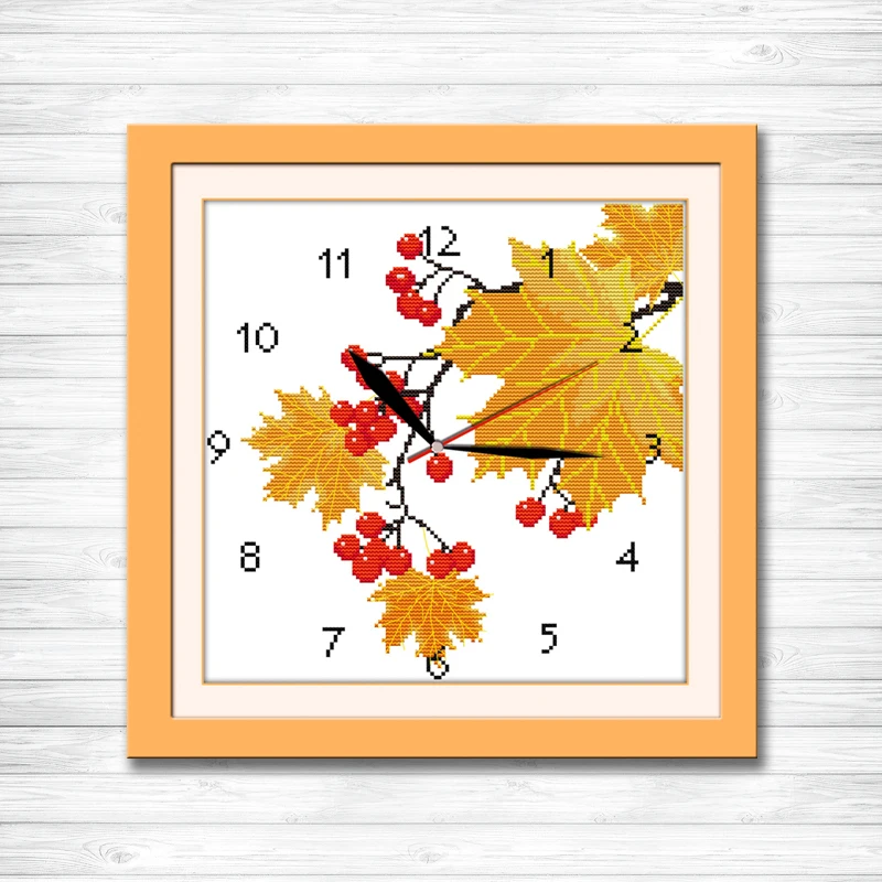 Golden years Maple leaves clock painting counted print on canvas DMC 14CT 11CT Chinese Cross Stitch Needlework Set Embroider kit
Golden years Maple leaves clock painting counted print on canvas DMC 14CT 11CT Chinese Cross Stitch Needlework Set Embroider kit