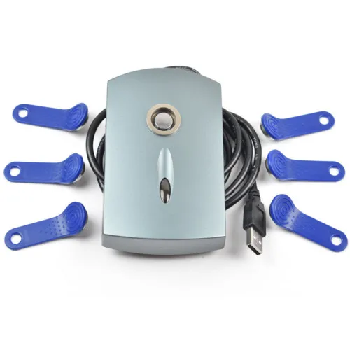 DS1990A TM iButton устройство чтения USB Plug and Play + 5 шт. TM1990A-F5 Key Card | Безопасность и защита