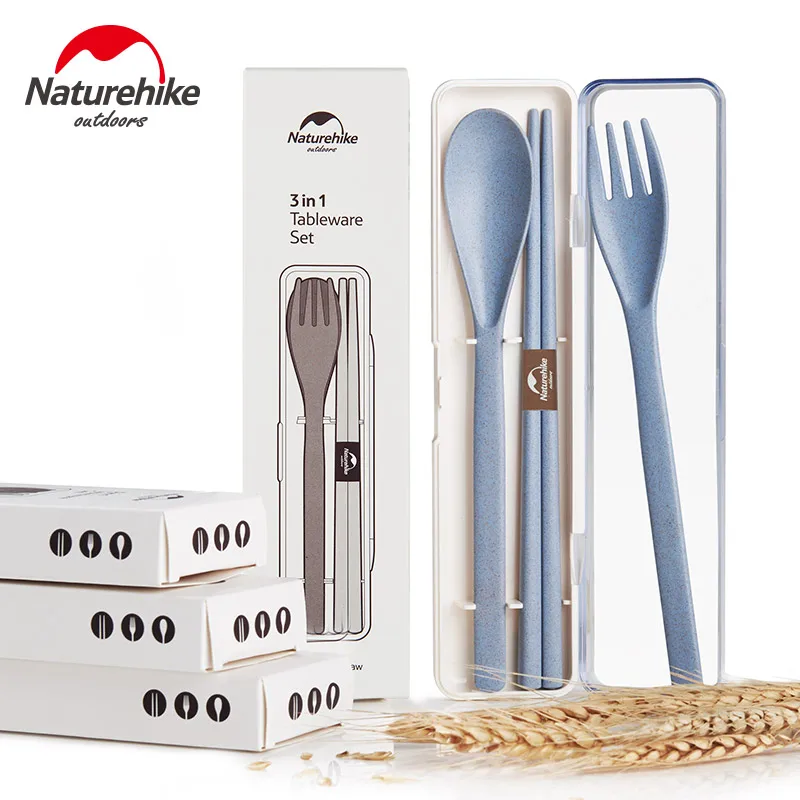 Naturehike Portable Wheat Straw Tableware Cutlery Set 3 in 1 tableware For Children Adult Travel Cutlery Kit Dinnerware Set
Naturehike Portable Wheat Straw Tableware Cutlery Set 3 in 1 tableware For Children Adult Travel Cutlery Kit Dinnerware Set