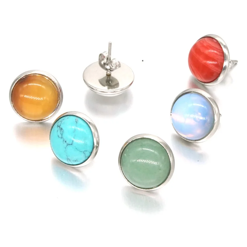 10 Colors 12mm Druzy Crystal Earrings Natural Stone Necklace Stainless Steel Metal Stud Pendant Jewelry Women Men Gift
10 Colors 12mm Druzy Crystal Earrings Natural Stone Necklace Stainless Steel Metal Stud Pendant Jewelry Women Men Gift