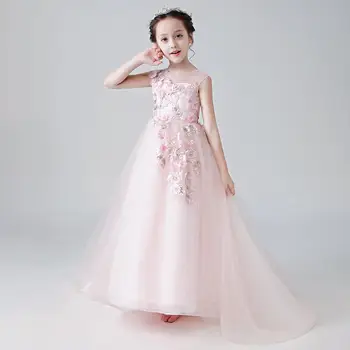 2019 Kids Girl Tulle Preals Princess Party Dress Baby Girl Lace Beads Formal Prom Gown Children Elegant Trailing Vestido Q670
2019 Kids Girl Tulle Preals Princess Party Dress Baby Girl Lace Beads Formal Prom Gown Children Elegant Trailing Vestido Q670