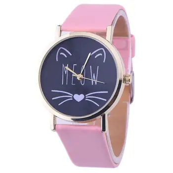 Montre Watches Women Fashion Watch Luxury Cute Cat Pattern Pu Leather Band Analog Quartz Vogue Wrist Watch Relojes Hombre
Montre Watches Women Fashion Watch Luxury Cute Cat Pattern Pu Leather Band Analog Quartz Vogue Wrist Watch Relojes Hombre