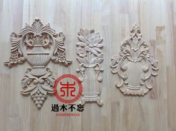 

Don't forget Dongyang wood carving wood wooden door flower vase grape decals furniture door wardrobe window door flower flower c