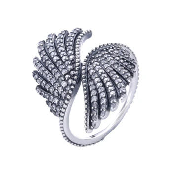 Feather Finger Ring 925 Sterling Silver Phoenix Feather Angel Wings Rings for Women Wedding Band Ring Sterling Silver Jewelry
Feather Finger Ring 925 Sterling Silver Phoenix Feather Angel Wings Rings for Women Wedding Band Ring Sterling Silver Jewelry