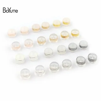 BoYuTe 10Pcs High Quality 5.8*5MM Earrings Stoppers Silicon Earring Backs Plug Diy Jewelry Findings Components
BoYuTe 10Pcs High Quality 5.8*5MM Earrings Stoppers Silicon Earring Backs Plug Diy Jewelry Findings Components