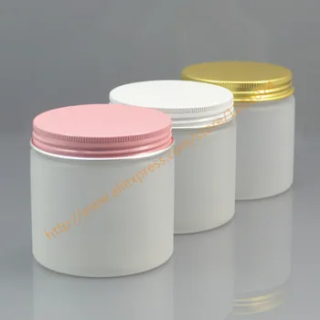 200g clear frosted PET Food storage, 200ml clear frosted PET Plastic cream jar with pink/white/gold aluminum lid
200g clear frosted PET Food storage, 200ml clear frosted PET Plastic cream jar with pink/white/gold aluminum lid