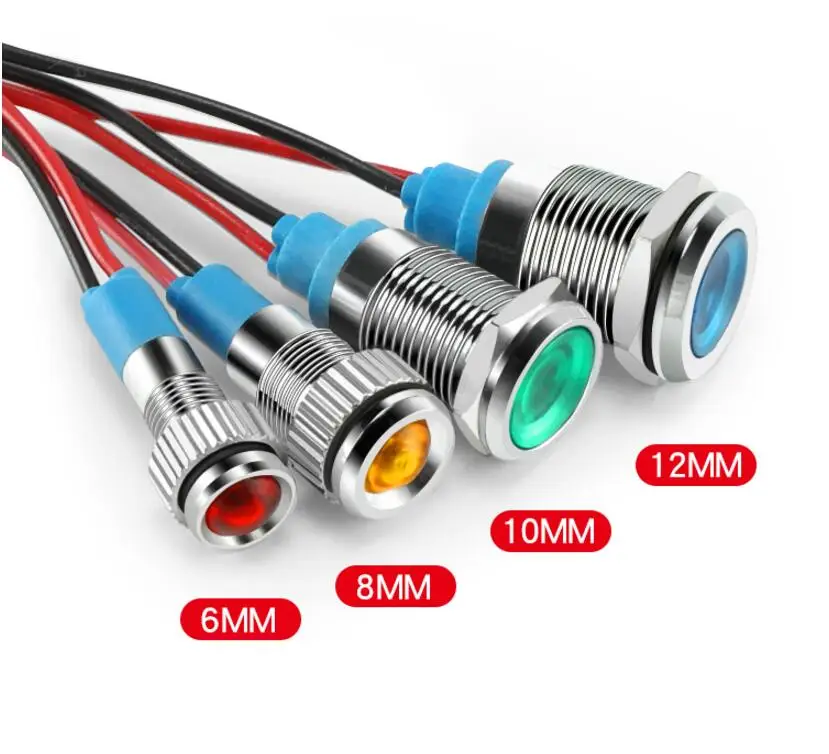 16mm mini Metal LED Pilot Panel Dash Signal Indicator Warning light 15cm cable Chrome Finish Car Boat Marine
16mm mini Metal LED Pilot Panel Dash Signal Indicator Warning light 15cm cable Chrome Finish Car Boat Marine