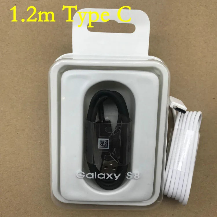 100Pcs 100% Genuine Original S8 USB Type-C 1.2M fast Charing Data Sync Cable For S8 Note 7 8 S8 S8 plus with package USB C
100Pcs 100% Genuine Original S8 USB Type-C 1.2M fast Charing Data Sync Cable For S8 Note 7 8 S8 S8 plus with package USB C
