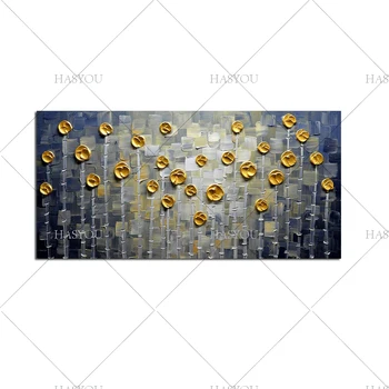 large Hand Painted Abstract Flower Oil Painting Handmade Acrylic gold flower tree Painting on Canvas Wall Art picture Home Decor
large Hand Painted Abstract Flower Oil Painting Handmade Acrylic gold flower tree Painting on Canvas Wall Art picture Home Decor