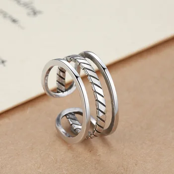 Bohemian Vintage 925 Sterling Silver Multi-layer Rings For Women Gift Bijoux Adjustable Finger Antique Engagement Rings Anillos
Bohemian Vintage 925 Sterling Silver Multi-layer Rings For Women Gift Bijoux Adjustable Finger Antique Engagement Rings Anillos