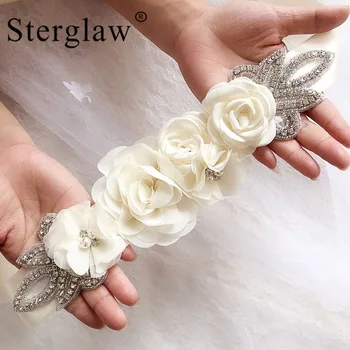 270x4cm Fashion female Flower Crystal White Wedding Belt Handmade pink flowers ribbon bride belt for women dress girdle C010
270x4cm Fashion female Flower Crystal White Wedding Belt Handmade pink flowers ribbon bride belt for women dress girdle C010