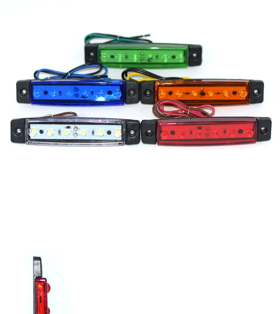 DC 12V 24V Auto External Light Source Red Blue Yellow Green White SMD LED Brake Lamps Truck Car Turn Signal Light Bulbs (1)